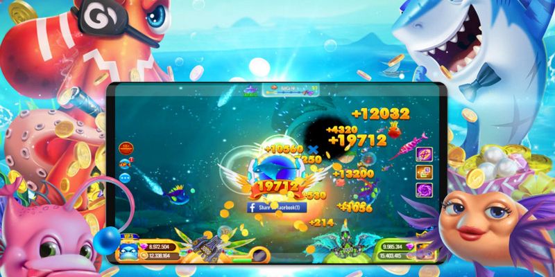 Cá trong game sẽ có giá trị và số tiền khác nhau